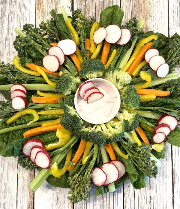 Crudites from the top