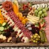 Medium Board in traditional style with assorted meats, cheeses and fruit.