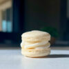 Vanilla Macaron on table